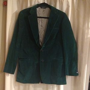 Paul Stuart Green Velvet Blazer